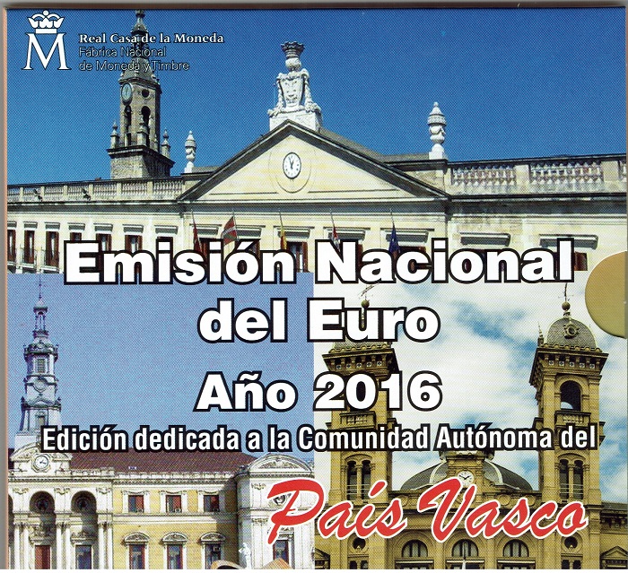 (afbeelding voor) BU Set Spanje 2016 Type Pais Vasco